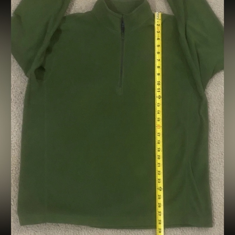 The North Face Men’s XL Green Half Zip Fleece Pullover - Picture 8 of 9
